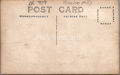 Australia Postcard: Geelong Federal Woollen Mills Spinning Interior RPPC DR709
