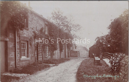 Yorkshire Postcard: Clougha Cottage Denby Dale Stone Cottages View RPPC MB297