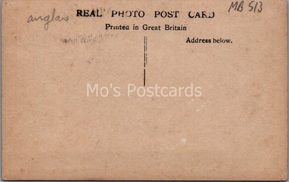 Kent Postcard: Eight Bells Inn & St Laurence Church, Hawkhurst 1920s, RPPC MB513