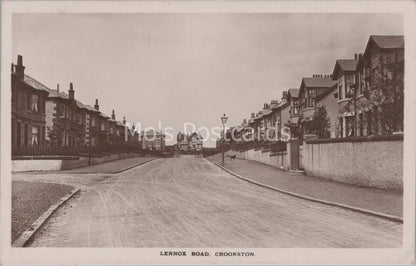 Renfrewshire Postcard: Lennox Road Crookston Street View Cardonald 1920s MB514