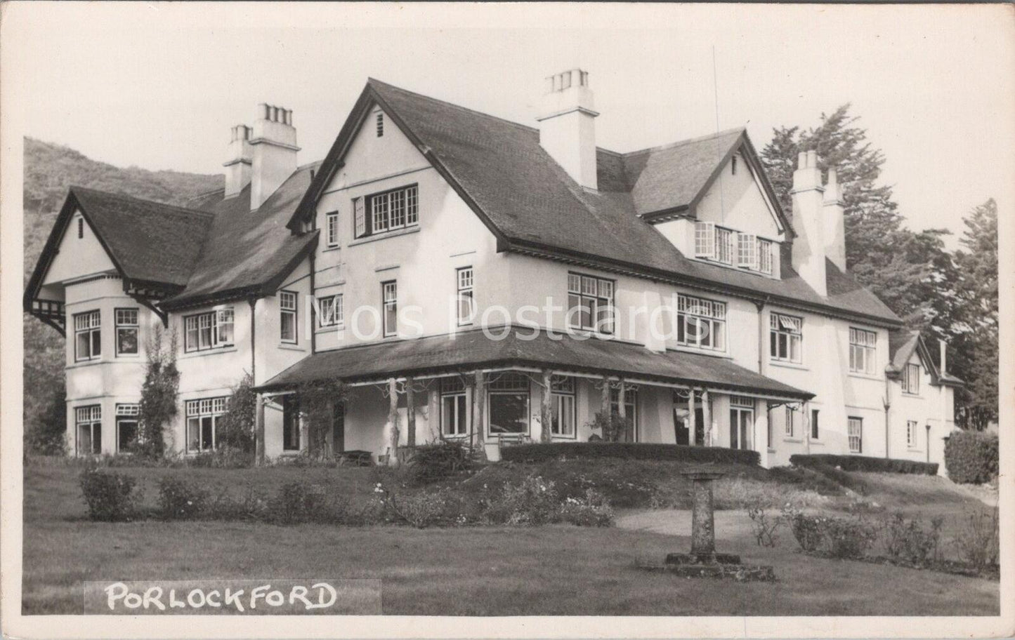 Somerset Postcard: Porlockford Large Detached House MB620
