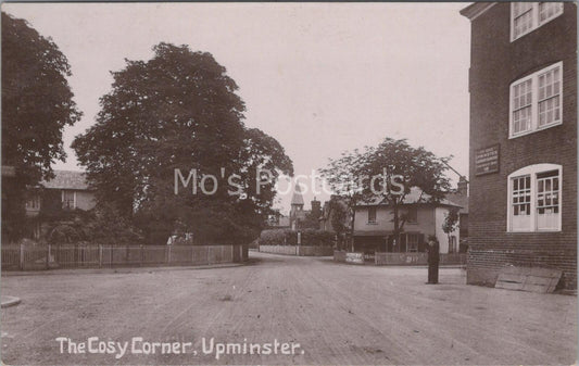 Essex Postcard: Cosy Corner Upminster Crossroads St Marys Lane RPPC  MB1111