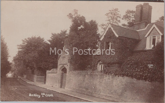 London Postcard: Bickley St George Church Lodge Gate Gateway Bromley RPPC MB1150