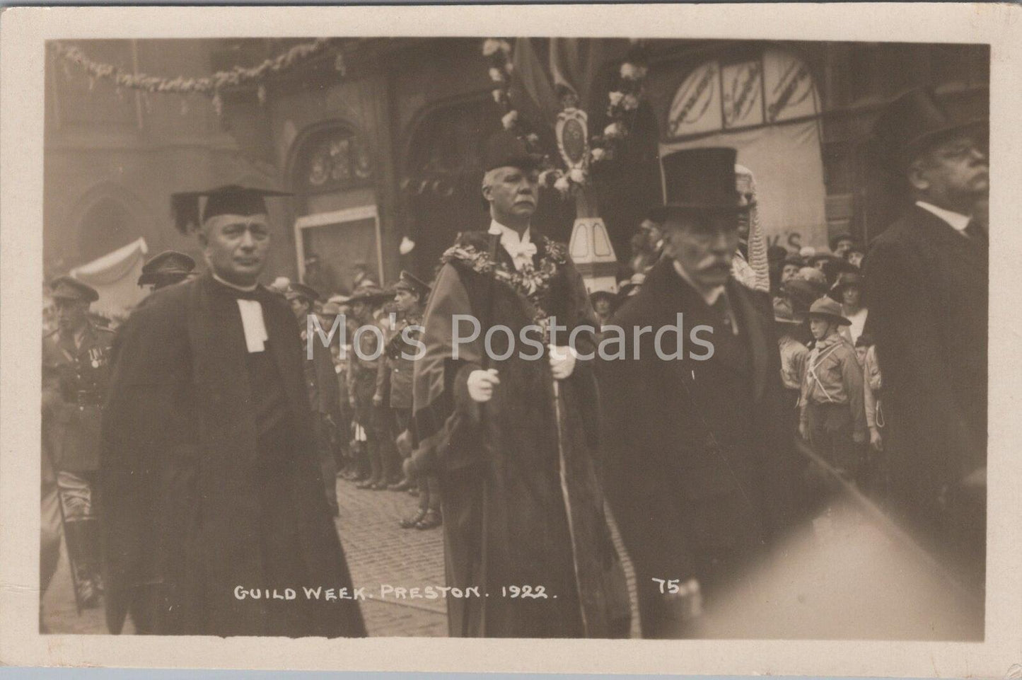 Lancashire Postcard: Preston Guild Procession Mayor Astley Bell RPPC 1922 MB1299