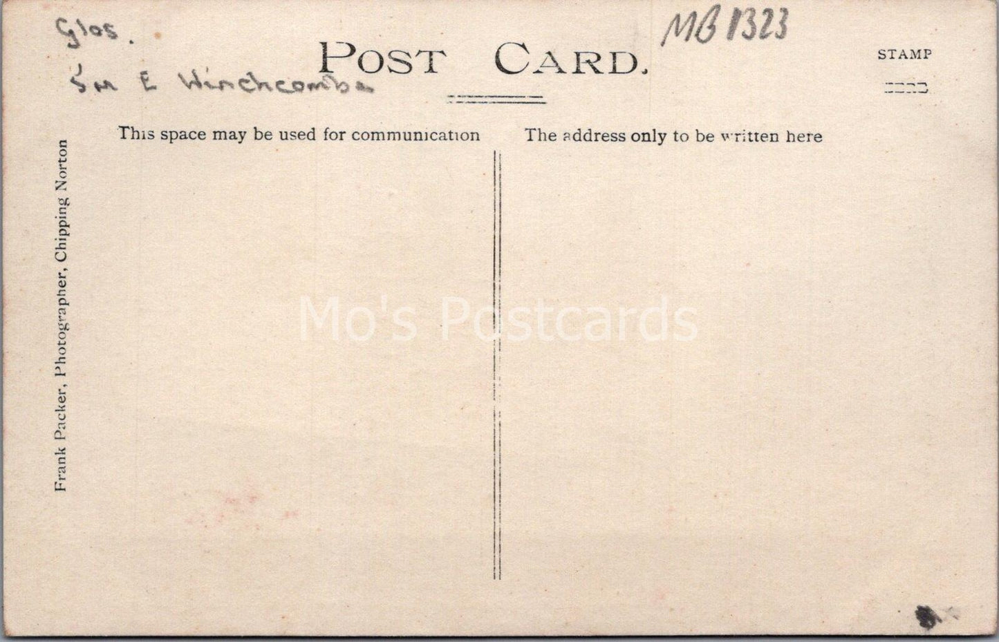 Gloucestershire Postcard: Barton House, Barton Village MB1323