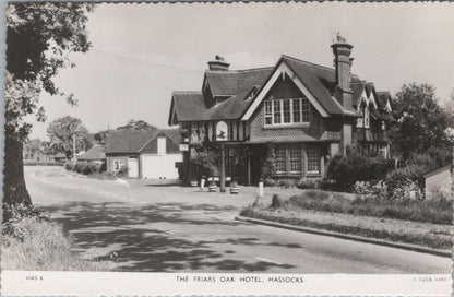 Sussex Postcard: The Friars Oak Hotel Hassocks 1950s Tuck RPPC  XT2538