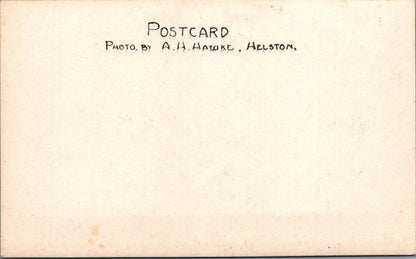 Cornwall Postcard: Polurrian Cove, Mullion Hotel 1930’s, RPPC XT2553