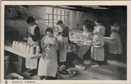 Staffordshire Postcard: Stoke On Trent Potteries, Handle Makers 1910’s XT2566