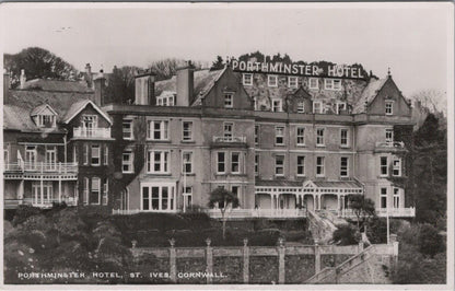 Cornwall Postcard: Porthminster Hotel, St Ives 1930’s  XT2574
