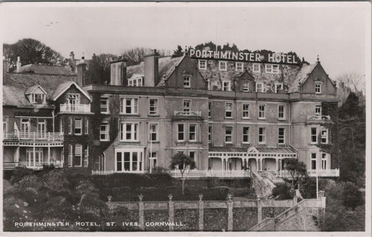 Cornwall Postcard: Porthminster Hotel, St Ives 1930’s  XT2574