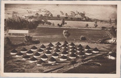 Eritrea Postcard: Asmara Askari Military Camp, Native Tukul Huts  XT2578