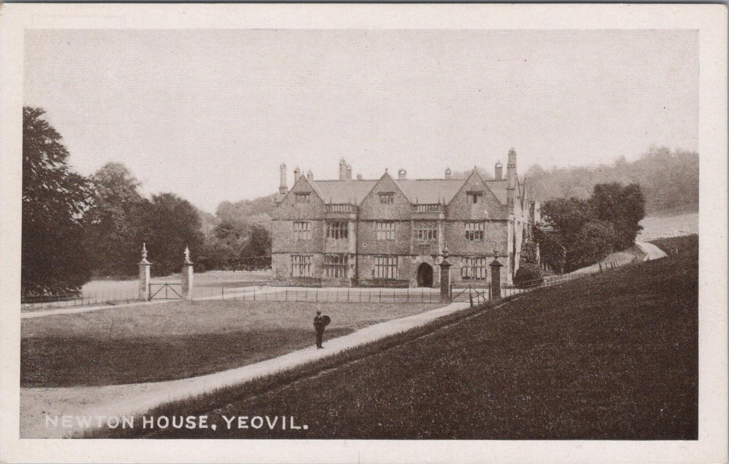 Somerset Postcard: Newton House, Yeovil Elizabethan Manor 1910’s  XT2582