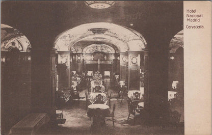 Spain Postcard: Hotel Nacional Madrid, Cerveceria Dining Hall  XT2588