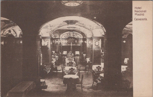 Spain Postcard: Hotel Nacional Madrid, Cerveceria Dining Hall  XT2588