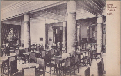 Spain Postcard: Hotel Nacional Madrid, Cerveceria Cafe  XT2589