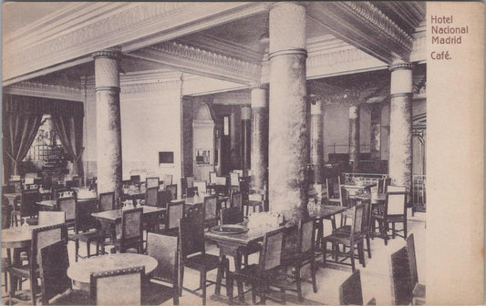 Spain Postcard: Hotel Nacional Madrid, Cerveceria Cafe  XT2589