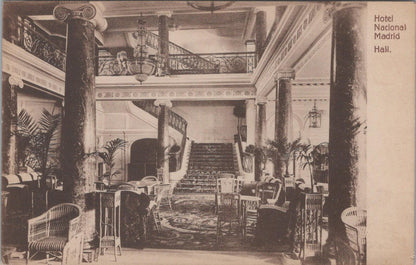 Spain Postcard: Hotel Nacional Madrid, Cerveceria The Hall XT2590.