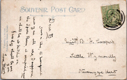 Hertfordshire Postcard: Stevenage The Green, High Street Shops 1909  XT2591