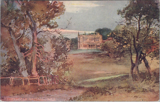 Yorkshire Postcard: Thrybergh Hall & Links, Rotherham Water Colour Series XT2595