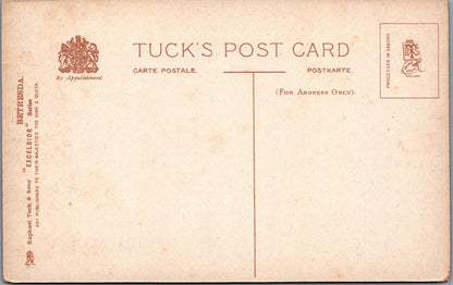 Gwynedd Postcard: The County School, Bethesda Wales Antique 1910s Litho XT2626