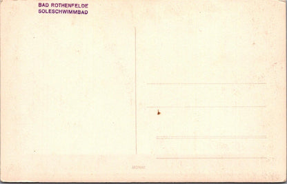 Germany Postcard: Bad Rothenfelde Soleschwimmbad Swimming Pool Leonar  XT2639