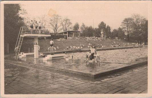 Germany Postcard: Bad Rothenfelde Soleschwimmbad Swimming Pool Leonar  XT2639
