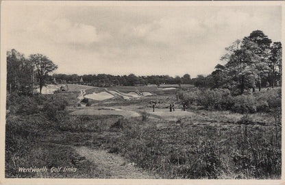 Surrey Postcard: Wentworth Golf Links Virginia Water Course Fairway Sand XT2641