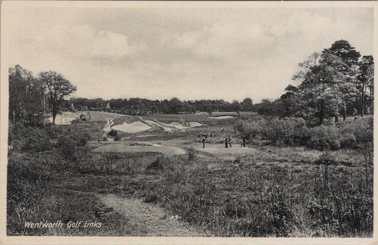 Surrey Postcard: Wentworth Golf Links Virginia Water Course Fairway Sand XT2641