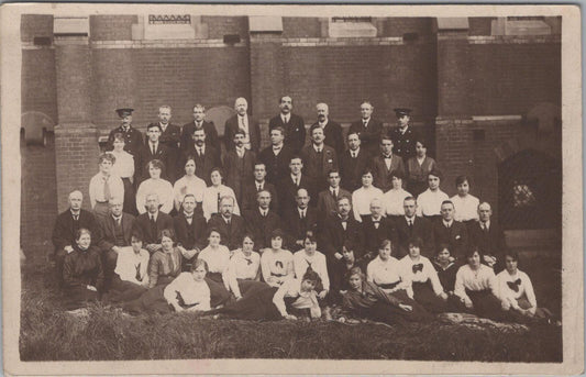 London Postcard: Staff of a British Prison, Asylum, or Secure Facility XT2679