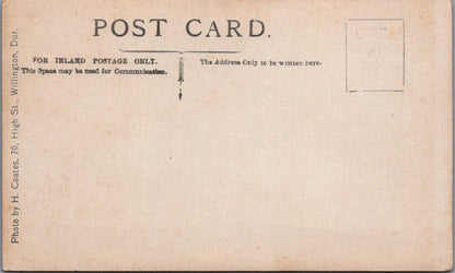 Durham Postcard: Brancepeth Castle The Keep H Coates c1910 RPPC XT2681