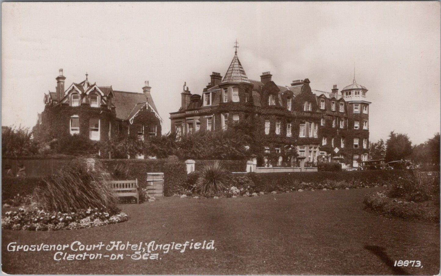 Essex Postcard: Clacton On Sea Grosvenor Court Hotel Anglefield 1937 - XT2691