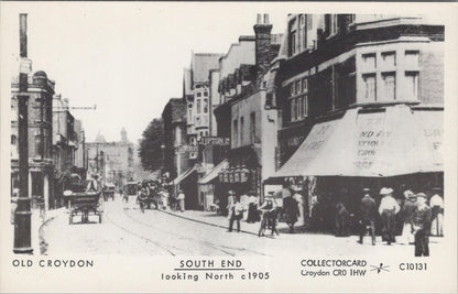 London Postcard: Old Croydon South End looking North c1905 Collectorcard XT2706