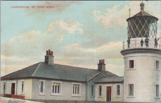 Cumbria Postcard: Lighthouse St Bees Head Vintage Coast View  XT2715