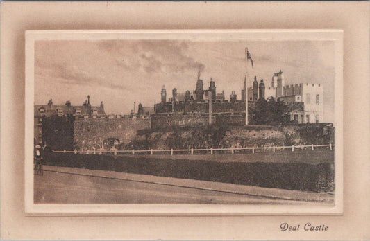 Kent Postcard: Deal Castle Tudor Artillery Fort Coastal Moat, 1910s  XT2726