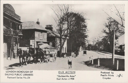 London Postcard: Goldsmiths Arms East Acton Pub, c1908 Old Acton XT2733
