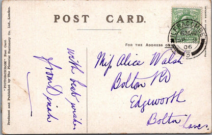 Devon Postcard: High Street Ilfracombe, 1900s Colour Litho XT2735
