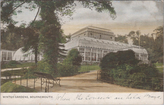 Dorset Postcard: Bournemouth Winter Gardens Pavilion Glasshouse  XT2916