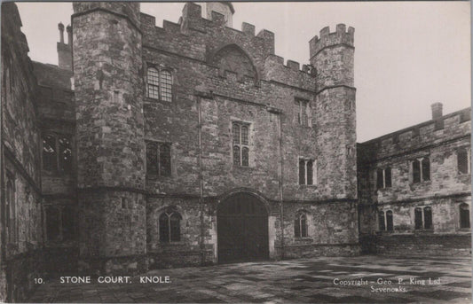 Kent Postcard: Sevenoaks Stone Court Knole House Palace Mansions  XT2917