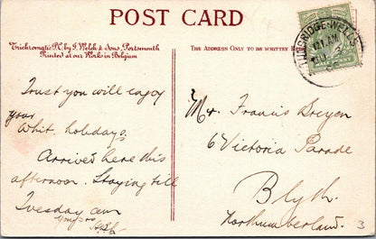 Kent Postcard: Tunbridge Wells From The Common Trinity Church 1906 Litho XT2922