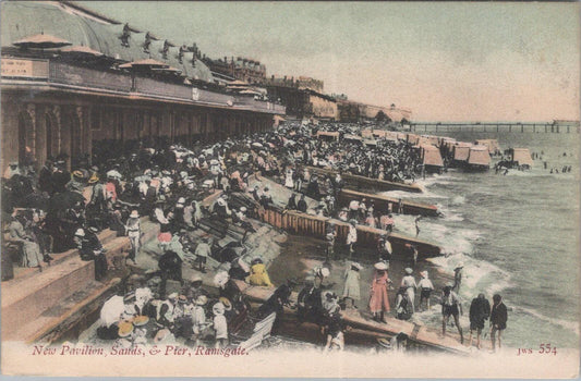 Kent Postcard: Ramsgate New Pavilion Sands Pier Beach Resort  XT2923