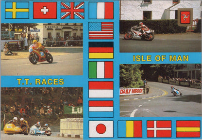Sports Postcard - Motorcycle Racing, The Isle of Man T.T.Races  RR23555