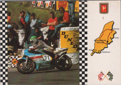 Sports Postcard - Motorcycle Racing, The Isle of Man T.T.Races  RR23557