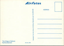 Load image into Gallery viewer, Northumberland Postcard - Aerial View of The Village of Belford   RR23568
