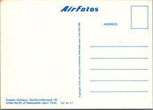 Load image into Gallery viewer, Northumberland Postcard - Aerial View of Craster Harbour   RR23570
