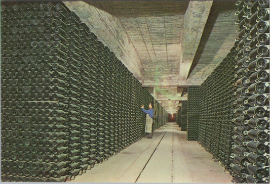 Food & Drink Postcard - Cavas Codorníu, Cava, Spanish Sparkling Wine RR23600