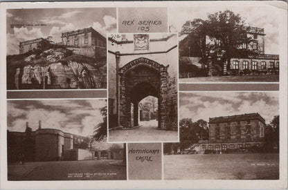 Nottinghamshire Postcard: Nottingham Castle Gatehouse Multi View XT3028