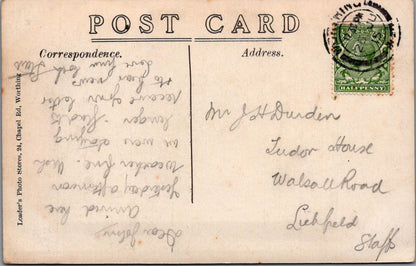 Sussex Postcard: Trees at Salvington Findon Valley Worthing Downs 1915 - XT3031