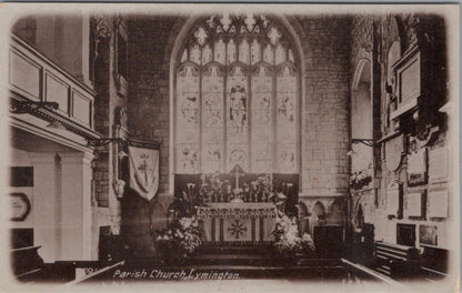 Hampshire Postcard: St Thomas Church Lymington Interior Chancel Altar XT3042