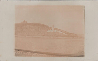 Isle of Man Postcard: Douglas Head Lighthouse Port Skillion Coastline XT3052