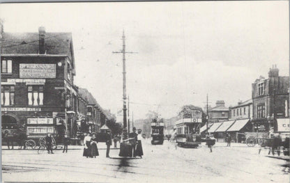 Middlesex Postcard: Turnpike Lane High Road Wood Green Wellington Pub XT3059